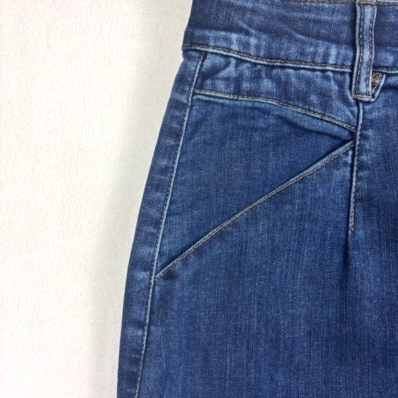 NWT Democracy 90’s Dark Denim Powermesh Cargo Stretch Support Midi Skirt (16) - Picture 6 of 14